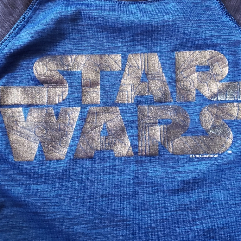 Old Navy Active long sleeve Star Wars shirt blue 5